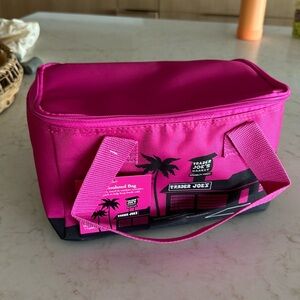 Trader Joe’s mini cooler in pink